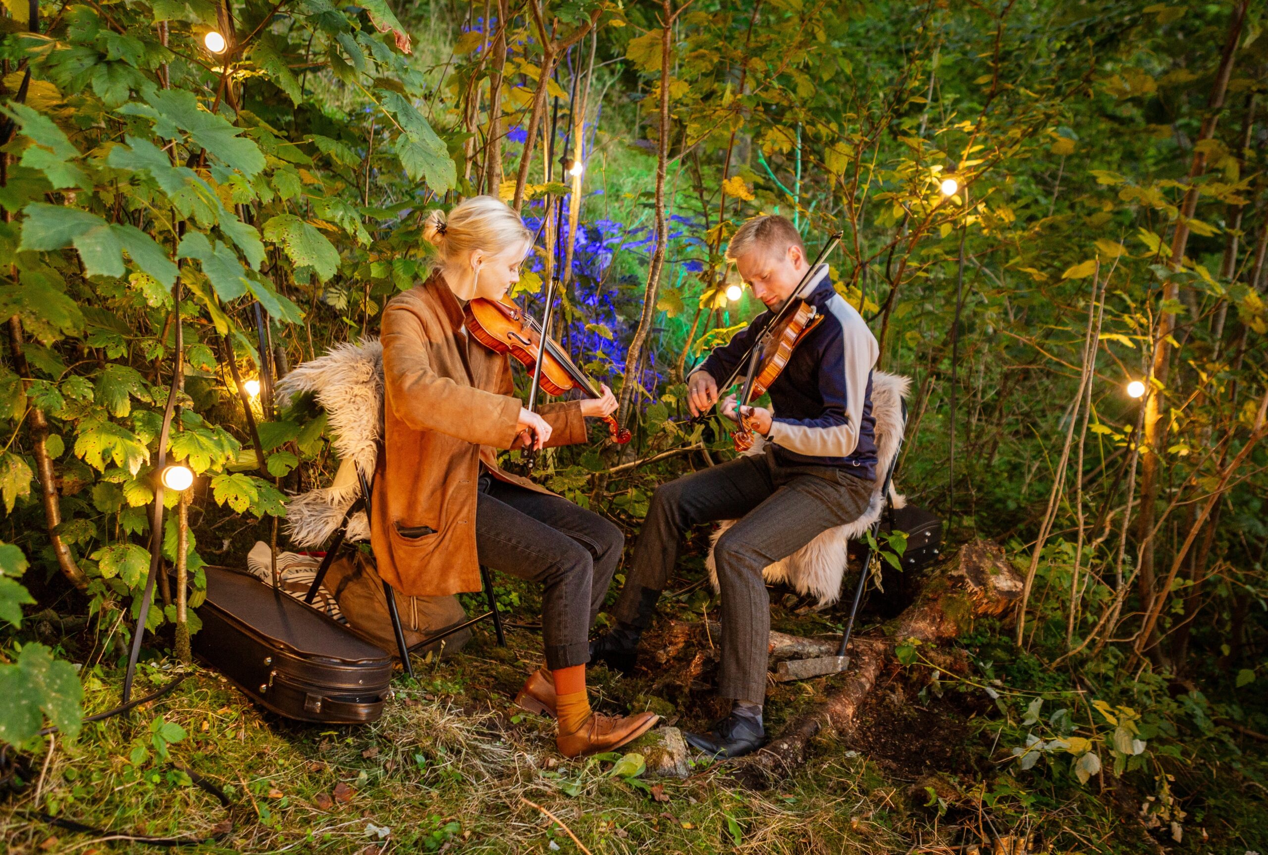 1.Herman Gautefald og Lisa Haugeland. Foto:Solfrid Økland 